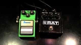 Vintage Ibanez TS9 vs Vintage ProCo RAT