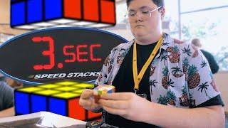 He solved a Rubik's cube in 3 seconds, but...