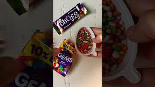 Kinder Joy & gems popsicles  #shorts #viralvideo #shortvideo #trending #gems #candy #chocolate