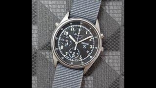 1993 Seiko Gen 2 Military Chronograph men's vintage watch.  Model reference 7T27-7A20.