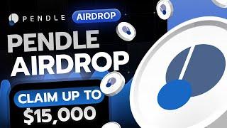 Crypto Airdrop : Claim Up To 15,000$ From PENDLE Airdrop