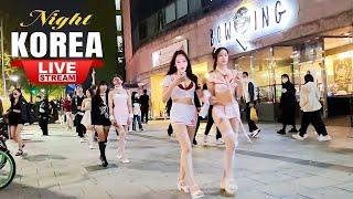 Live Seoul Korea  2025 Happy New Year Festival Seoul Itaewon Night Street Walking Tour ソウルライブ 이태원