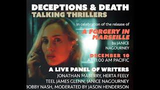 THRILLER PANEL - DECEPTIONS AND DEATH - TALKING THRILLERS LIVE