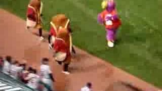 Hot Dogs Race At Jacobs Field