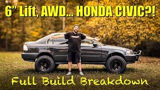 6” Lifted Honda Civic: *WILD* AWD Off-Road Build