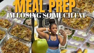 MEAL PREP FOR WEIGHT LOSS! High protein to lose fat and build muscle!