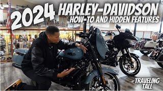 2024 Harley-Davidson Road Glide and Street Glide How-to and Hidden Features.