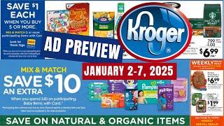 *6 Day Sale* Kroger Ad Preview for 1/2-1/7 | NEW MEGA SALE, Baby Aisle Sale, & MORE