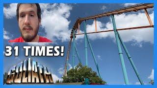 Goliath Marathon! - A Six Flags Over Georgia Vlog