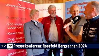 Pressekonferenz: Vorschau Rossfeld Bergrennen 2024 & Legends Grand Prix 2025 - E-Fuel sind Zukunft