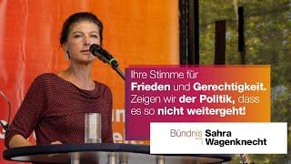 Sahra Wagenknecht am 18.09.2024 in Potsdam