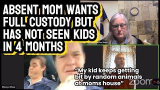 Absent Mom Wants Full Custody But Hasn’t Seen Kids In 4 Months at family court hearing