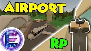 Airport RP - EMERGENCY LANDING! - Air traffic controller - Unturned RP (Funny moments)