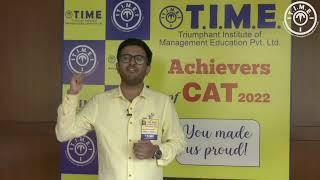 Utkarsh kumar (T.I.M.E. student selected into IIM Kashipur MBA 2023-25 batch)