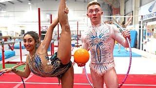 I'M A 'RHYTHMIC GYMNAST' NOW!?.. Nile Wilson | Head to Head Challenge