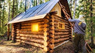Life in a Forest Hut: DIY Attic Insulation, Construction, Fishing, and Dinner by the Fire