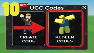 ALL WORKING  CODES FOR FREE ITEMS In UGC LIMITED SEPTEMBER 2024 | ROBLOX UGC LIMITED NEW CODE