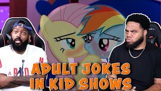 INTHECLUTCH REACTS TO ULTIMATE DIRTYADULT JOKES IN KIDS TV SHOWS COMPILATION 1