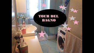 Come organizzare un bagno piccolo (Tour del mio bagno)