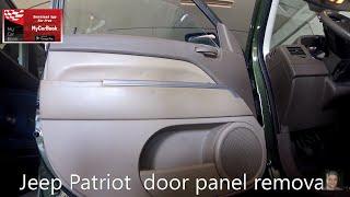 Jeep Patriot  door panel removal