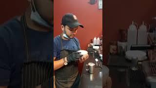 #latteart heart ️️#real #coffeetime #trending #youtubeshorts #viral #barista #short#coffee #latte