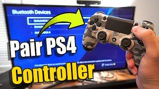 How to PAIR your NEW PS4 Controller to your Playstation (2 Methods)