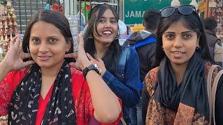  INDIA WALKING TOUR, NEW DELHI 2023, MEENA BAZAAR, NEW DELHI WALK, JAMA MASJID, 4K