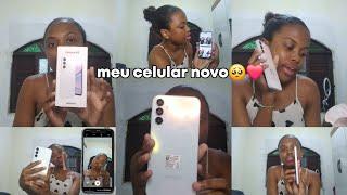 Mostrando meu celular novo~aplicativos,câmera,valor..