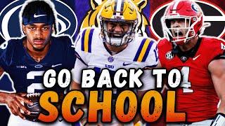 2025 NFL Draft Prospects Who Should Return to School