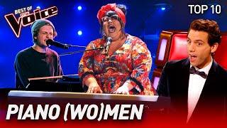 The best PIANO Blind Auditions on The Voice | Top 10