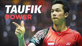 When Taufik Hidayat Destroyed His Opponent by his Attack !