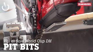 Val di Sole MTB World Cup DH PIT BITS - Bike Tech