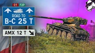 Folge #1 F2P Road to BC25t: Wir starten mit dem AMX 12t [World of Tanks - Gameplay - Deutsch]