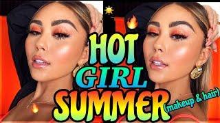 HOT GIRL SUMMER MAKEUP TUTORIAL & HAIR LOOK | Roxette Arisa