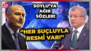 Ahmet Davutoğlu'ndan gündem yaratacak 'Soylu' sözleri! "Şehit polisimizi öldürenle bile resmi var!"