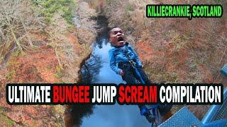 BUNGEE JUMPING SCREAM COMPILATION!! | Highland Fling, Scotland