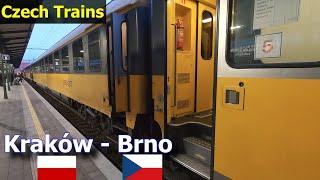 Travel from Poland to the Czech Republic by train from Krakow to Brno