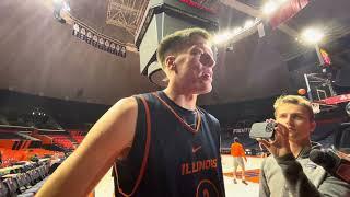 Illini forward Ben Humrichous pre-EIU