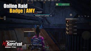 Online Raid Badge | AMY | Last Island Of Survival