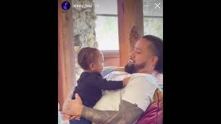 Roman Reigns Cousin Jimmy Uso Playing with His Child ️