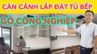  Tủ bếp Gỗ Công Nghiệp Được Lắp Đặt Như Thế Nào ?  |  How To Hang Kitchen Capinets.  CPG Decor.