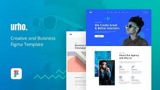 Urho – Creative Studio Figma UI Template