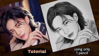 How to draw Stray Kids Hyunjin Step by step | Drawing Tutorial | YouCanDraw