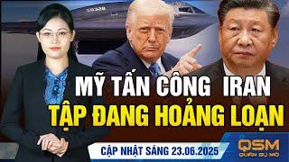 Mỹ sử dụng số lượng siêu bom không tưởng tập kích Iran. Iran hoảng hốt cầu viện Nga trong tuyệt vọng