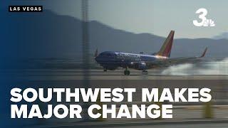 Southwest Airlines is changing its seating policy