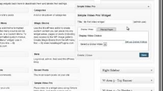 007 Simple Video Pro -  Widget Videos