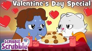 Chasing Love ️ Filming a LOVE STORY | Crayola Scribble Scrubbies | Cartoons for Kids
