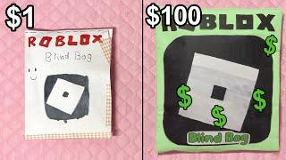 $1 VS $100 BLIND BAG! ROBLOX edition | ASMR | tutorial | applefrog