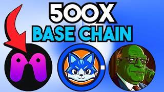 Top 11 Base Chain Crypto Altcoins Set to EXPLODE 500X This Bull Run (URGENT!)