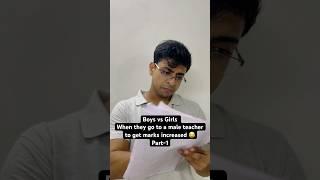 Part-1 Girls +2 for handwriting, Boys -2 for even writing  #youtubeshorts #school